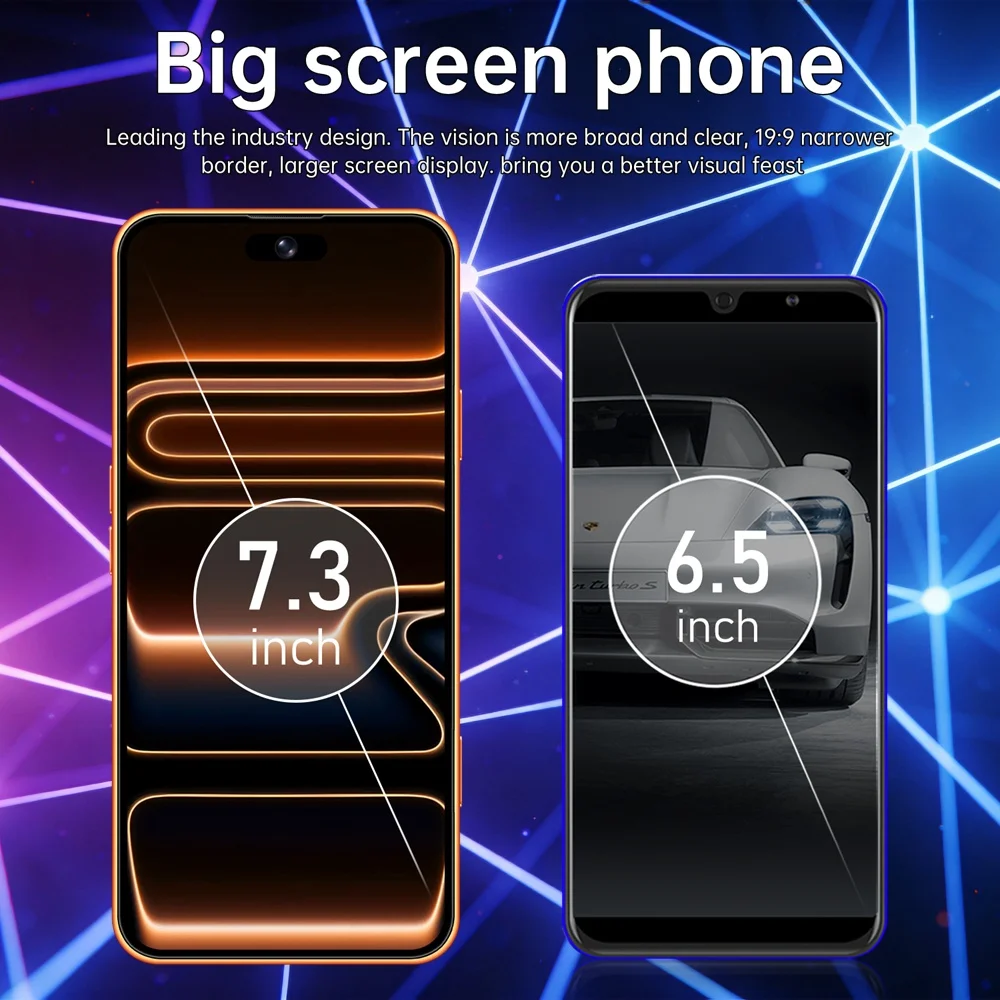 K-Touch Mobile Phones A17 Pro Max Smartphone 7.3 Inch Android 15 Global Version Cell Phone 16+48MP 5G Dual Card Dual Standby 7800mAh Global Version Cellphones
