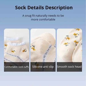 5 schöne Paare kleine Bärinnen weibliche kurze Socke Boca Rasa Iny nasse Frühlings- und Sommerstil feine Retro -Röhrenbootsocken 12 Hauptverkäufe von schönen Süßigkeiten - №9