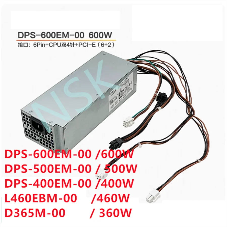 DPS-600EM-00 DPS-500EM-00 DPS-400EM-00 L460EBM-00 D365M-00 FOR Dell XPS5880 3880 3681 3690 3890 7080 8940 7090MT power supply