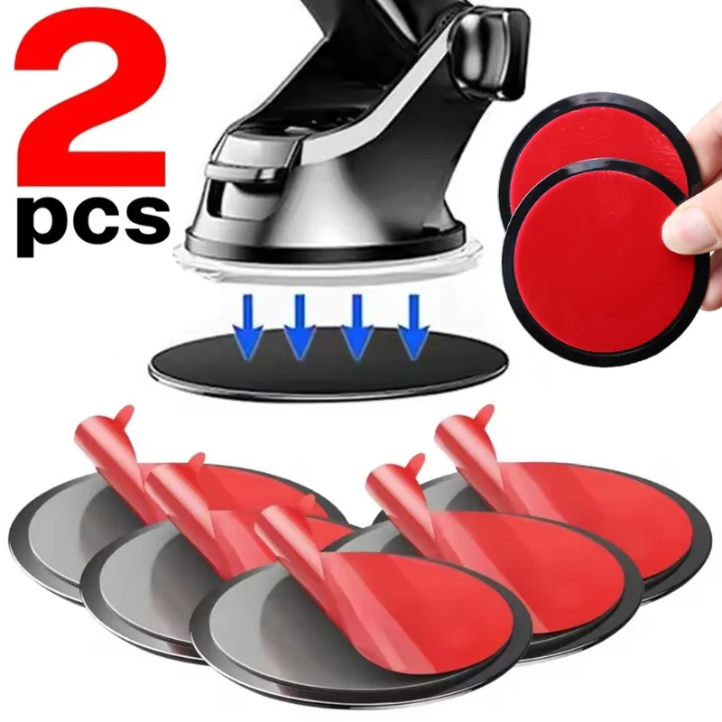 

2/1PCS Car Phone Holder Stickers Suction Cup Adhesive Dashboard Mount Disc Pad Base for GPS Phone Stand Holder Bracket Stickers