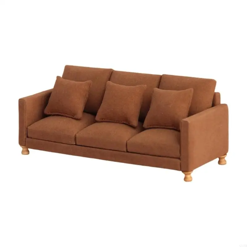 Nhà Búp Bê Mini Sofa Mẫu Hình 1/12 Thực Tế Đồ Nội Thất Hình Cho Trẻ Giả Vờ Chơi Trò Chơi Trang Trí Cảnh