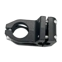 Bicycle Stem Outdoor Accessories Black Parts 200g Aluminum Alloy For 25.4mm/22.2mm Handlebar Durable And Practical