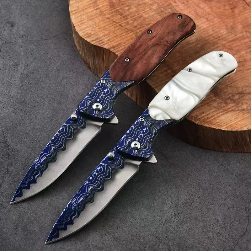 

Outdoor multi-function folding knife, stainless steel knife, EDC portable pocket knife, multi-purpose hiking, self-defense knife