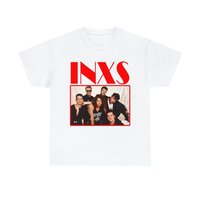 Inxs Shirt T-Shirt Classic Unisex Best Seller Adult Regular Fit Crew Necked T-shirt Classic T-Shirt Men's clothing