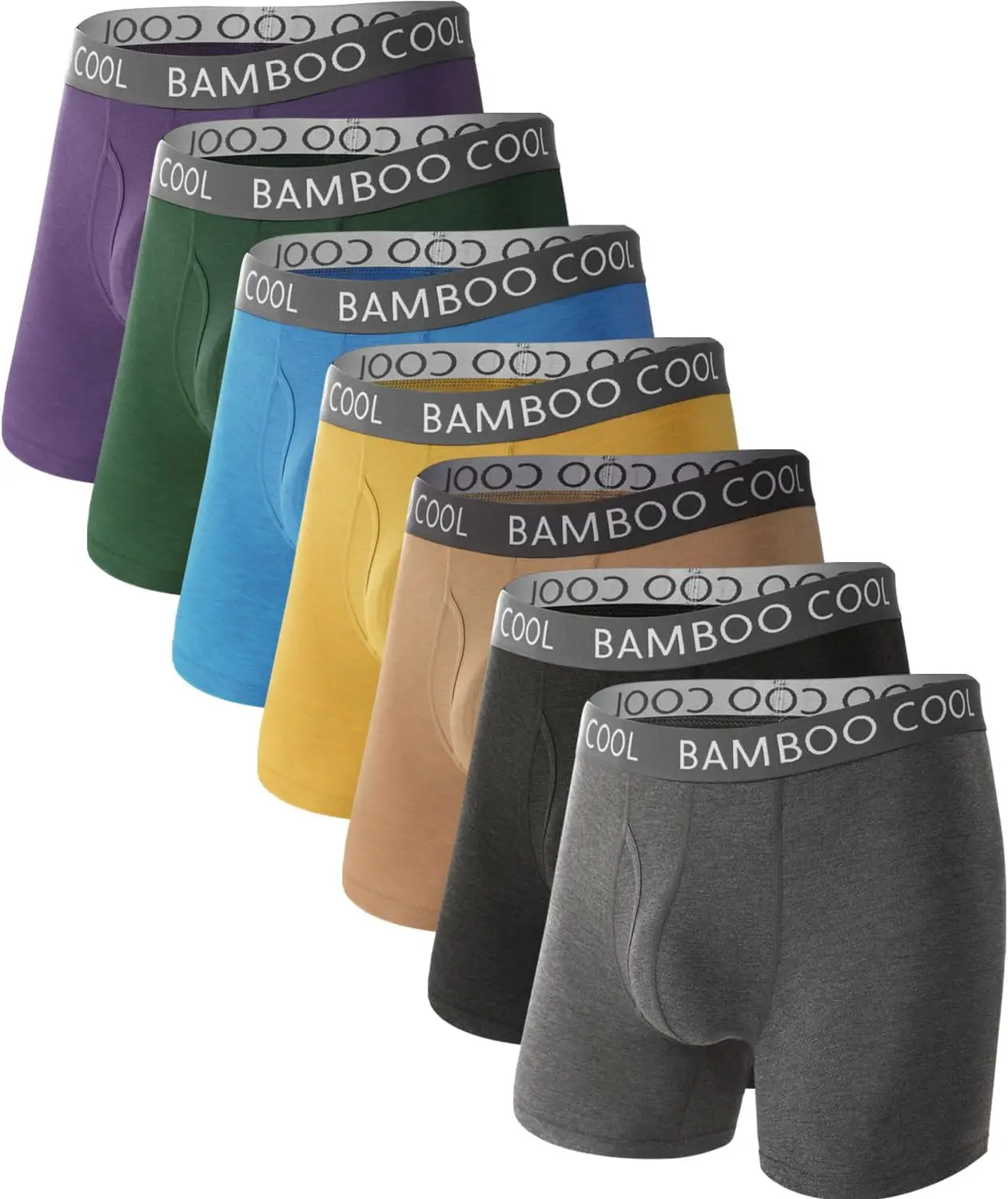 

Мужское ультрадышащее нижнее белье, боксеры без скатывания с комфортным эластичным поясом, набор из нескольких штук