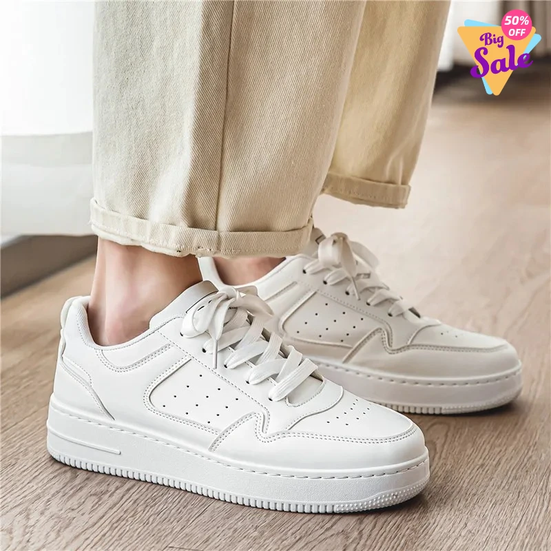 

Мужские кроссовки Весна-Лето 2026: Новые дышащие, модные и универсальные белые кроссовки на толстой подошве