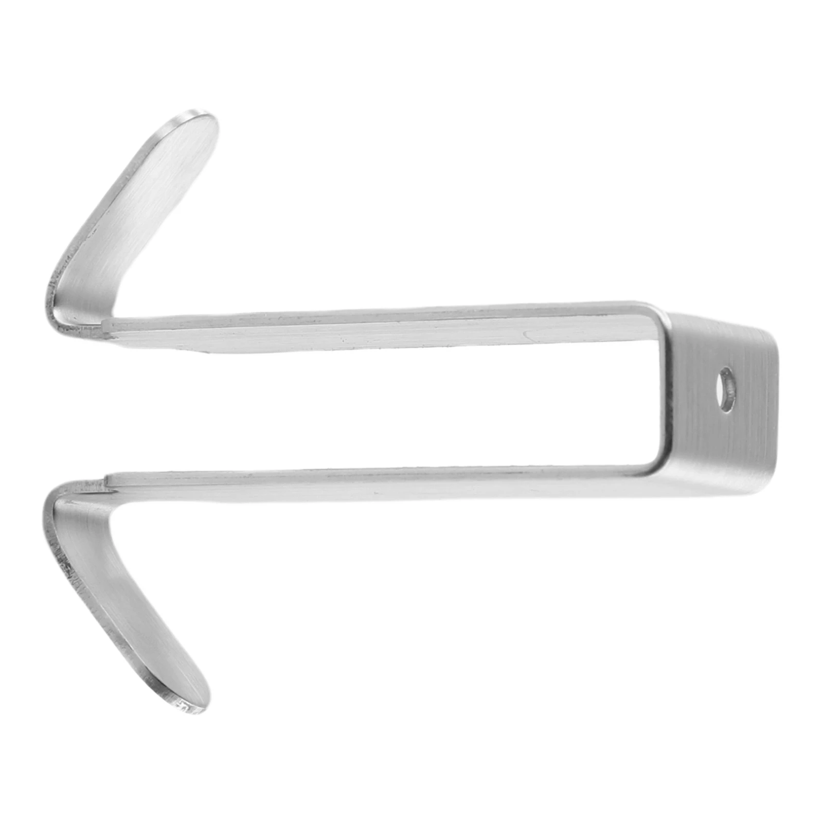 

High Quality Practice Hook 7*2.6cm Short Double Hook Silver Simple Design Stainless Steel Bathroom Accessories