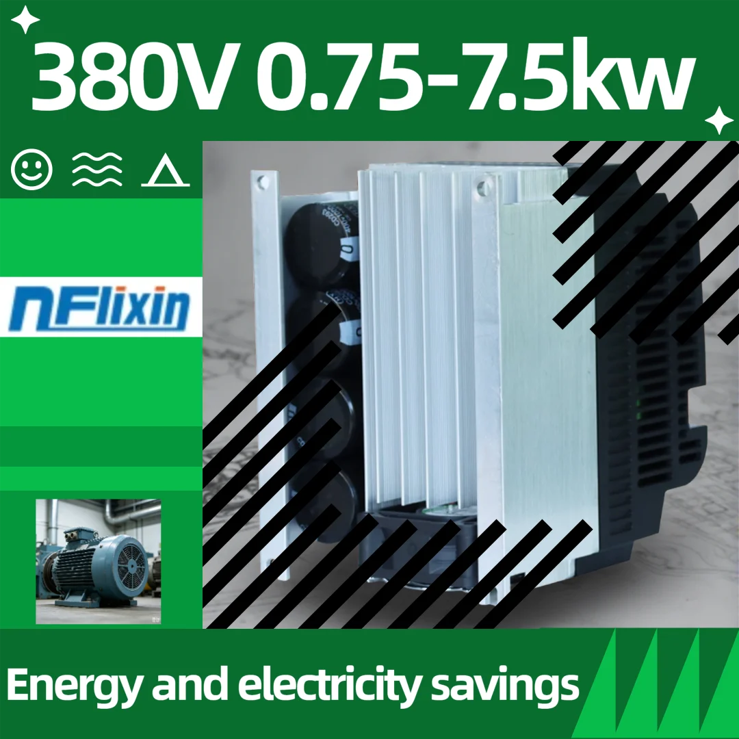 380V 3 Phase RS485 VFD Output Frequency Inverter 0.75-7.5KW Converter Variator Drive for Motor Pump Speed Control