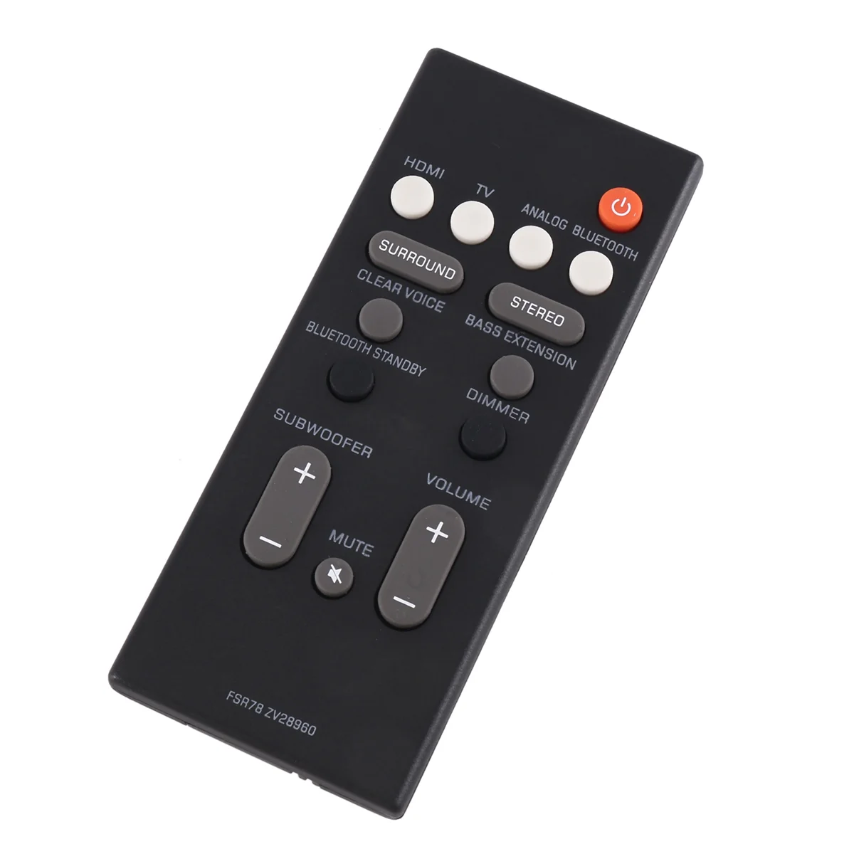 AA84 Пульт дистанционного управления FSR78 ZV28960 для Yamaha YAS-106 YAS-207 ATS-1060 YAS-107 ATS-1070 Bluetooth Саундбар Система