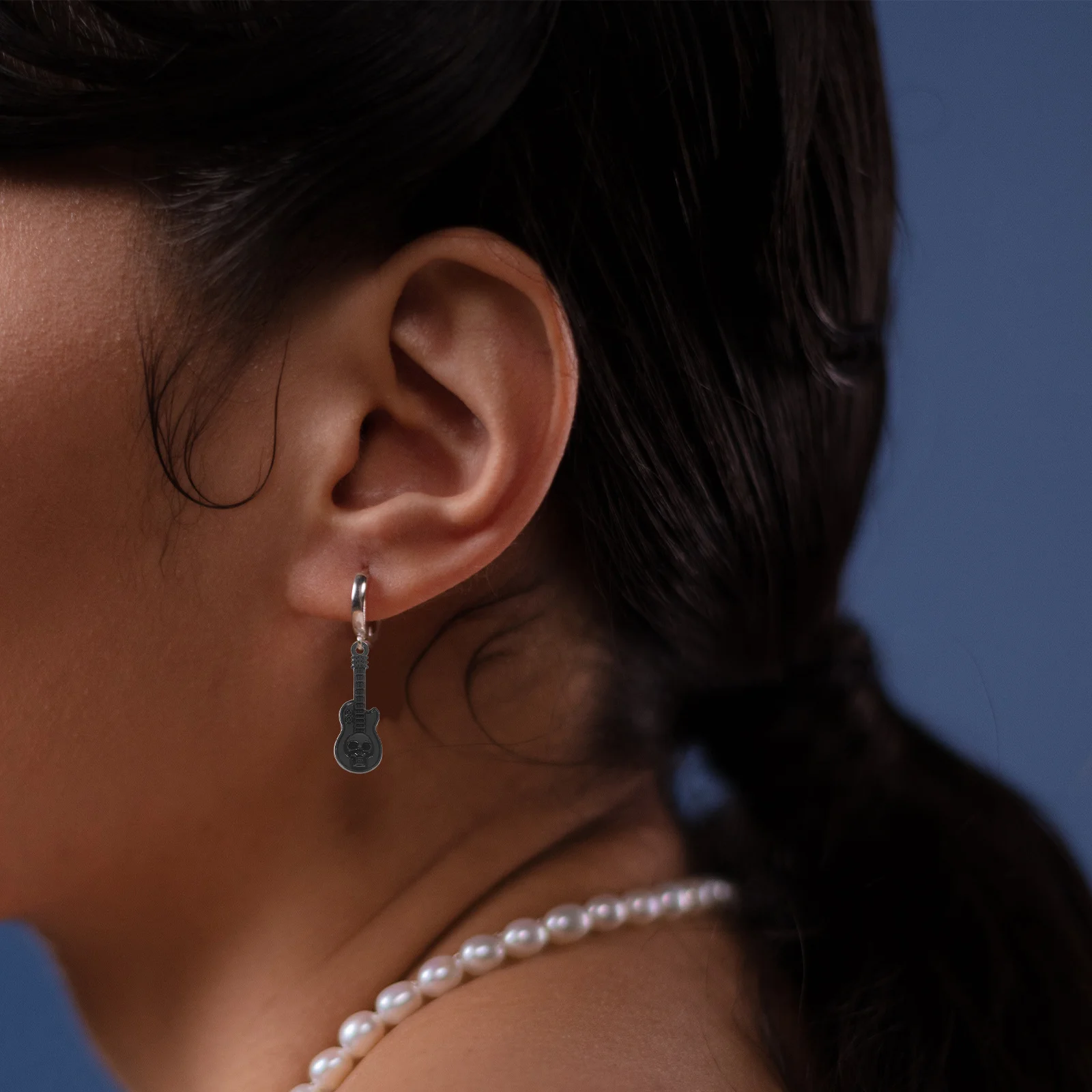 

60 шт., подвески для гитары с черепом, прочный кулон из сплава, дизайн черепа, сделай сам, изготовление ювелирных изделий, кулон, ожерелье, браслет, подвеска для гитары