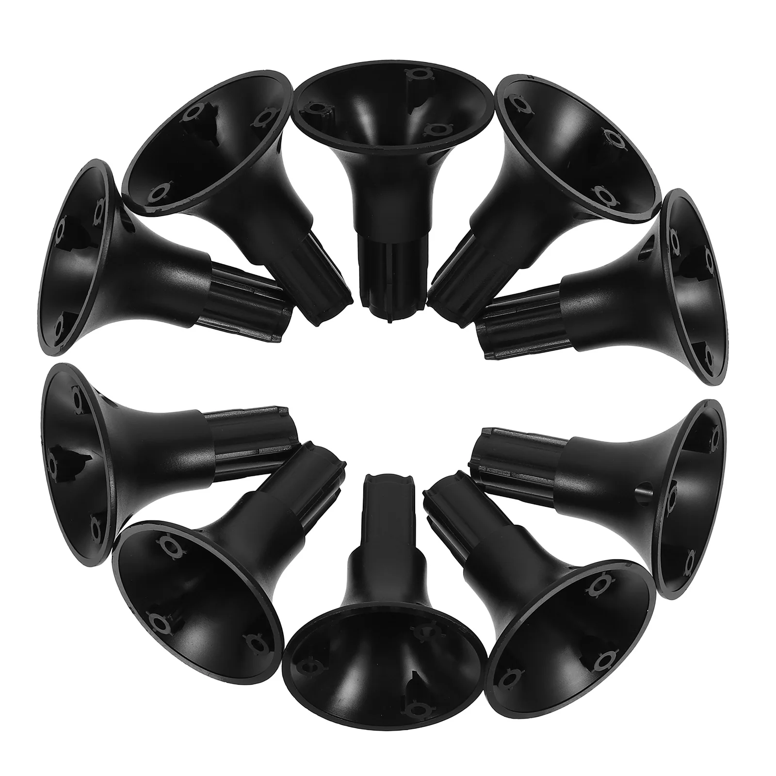 10pcs Solar Lawn Light Base Garden Lamp Holder Ground Lights ABS Durable Outdoor Easy Installation Multipurpose