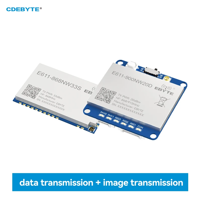 Long-Distance Data Transmission Image Transmission Wireless Module CDEBYTE E611 Series 868/915MHz 16Mbps 2W