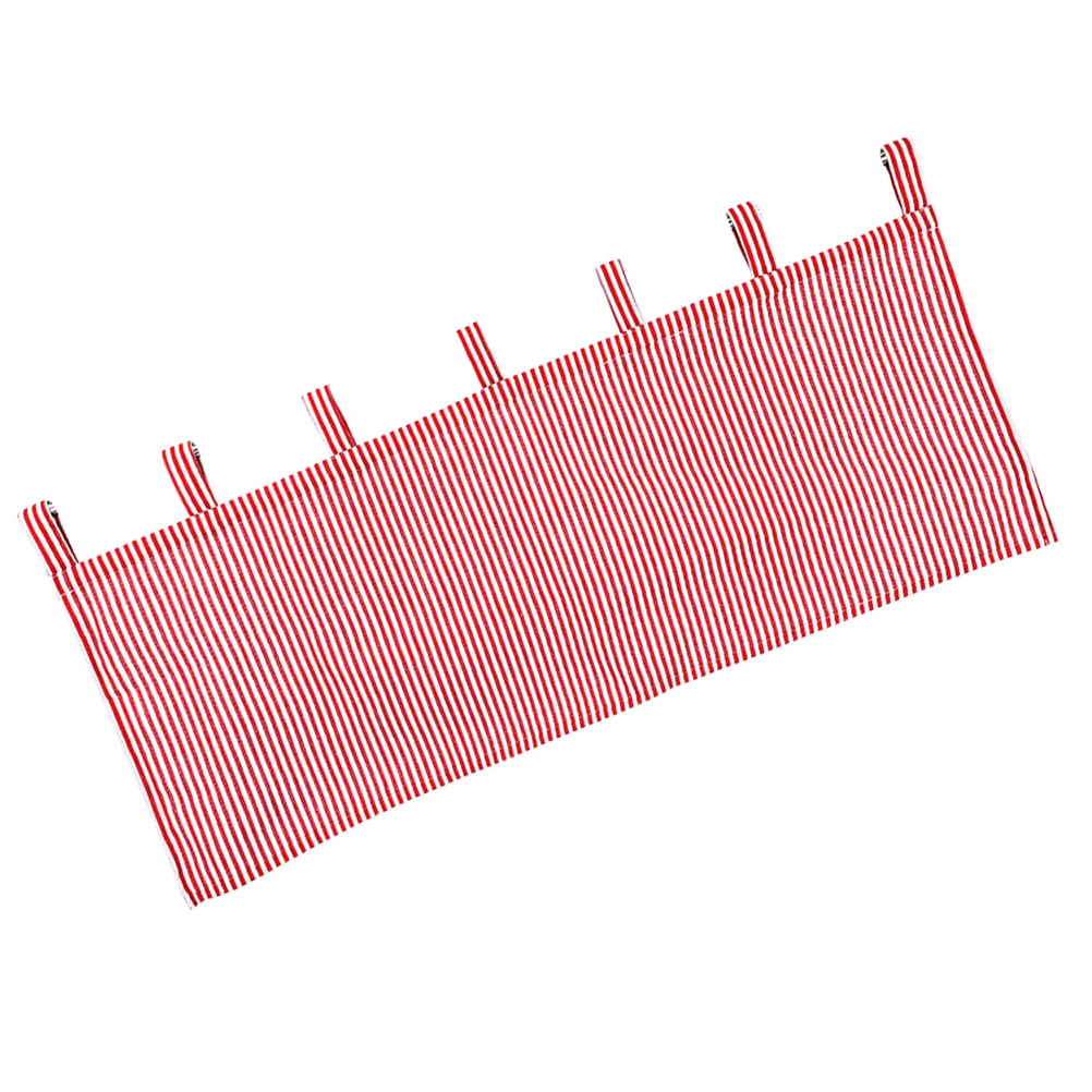 

1pc Cloth Curtain Living Room Balcony Short Decorative Window Drape Resistant Washing Fade Natural Light Privacy Fabric Drapes
