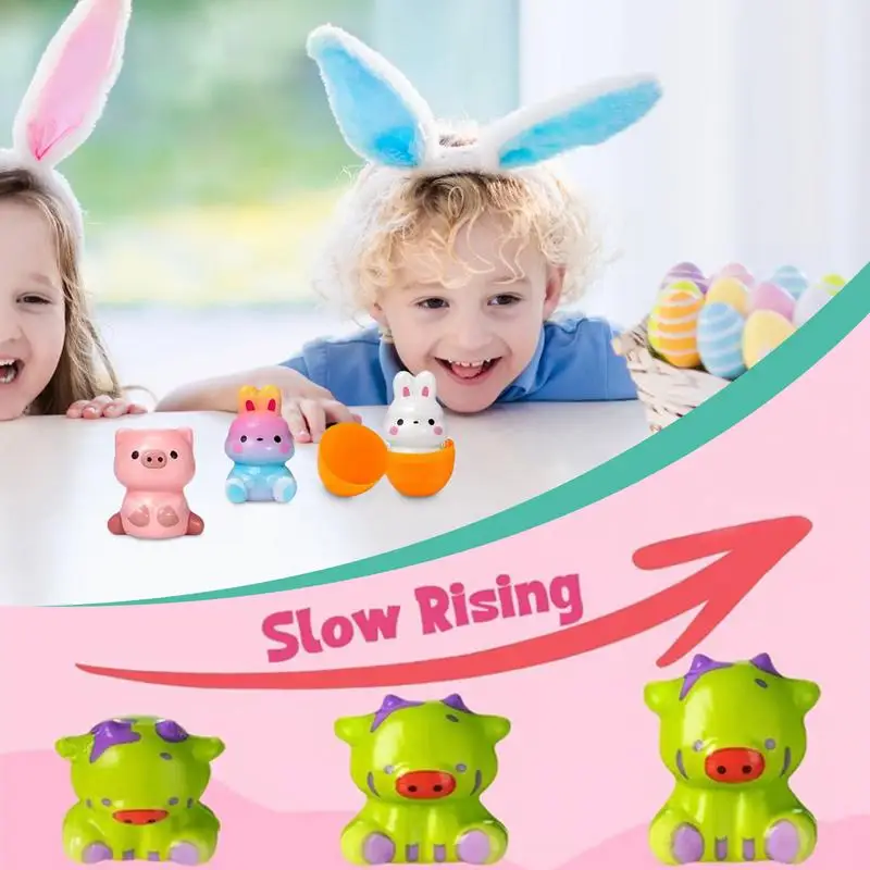 

Prefilled Easter Eggs With Toys Holiday Basket Stuffers Funny Stress Reliever For Kids Adults Portable Fidget Pinching Tool