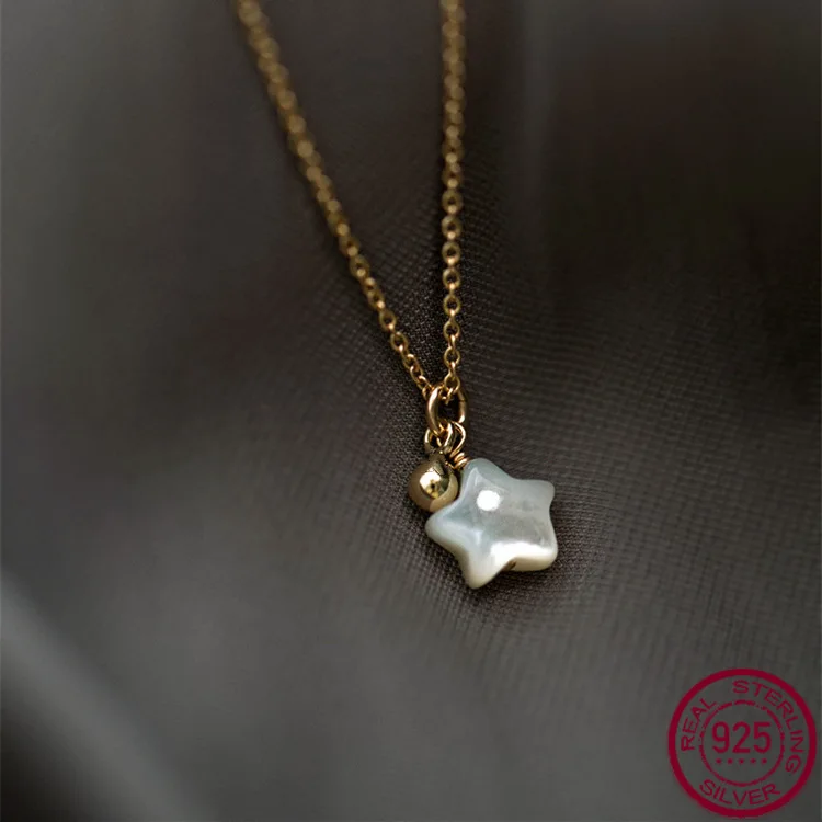 

New S925 pure silver fashionable simple niche design, light luxury sweet versatile necklace, wedding jewelry