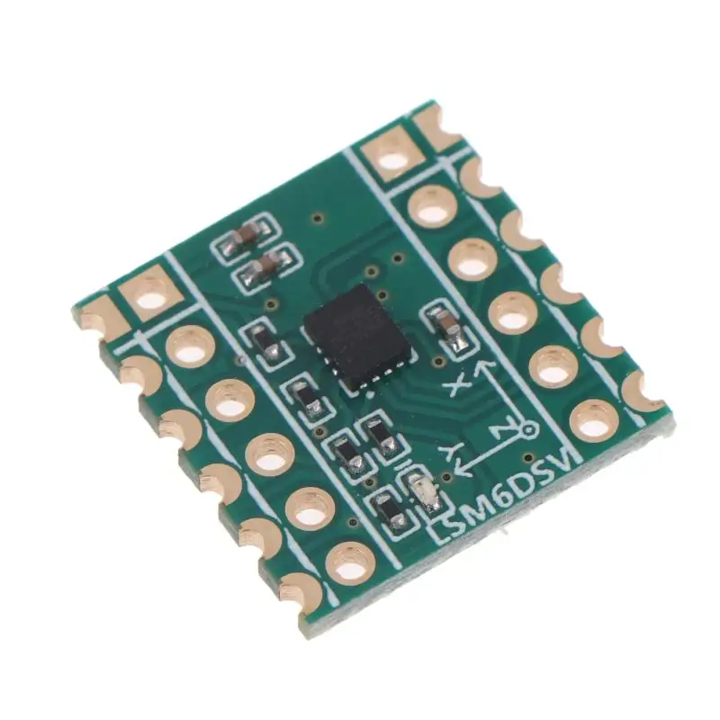 Six-Axis Sensor LSM6DSV Module SPI/I2C Compatible For Smol/SlimeVR - Accelerometer & Gyroscope Data Logging