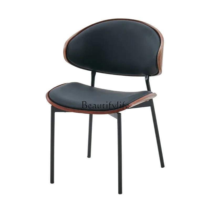 

ls 18 Light luxury dining chair household Italian minimalist high-end chair