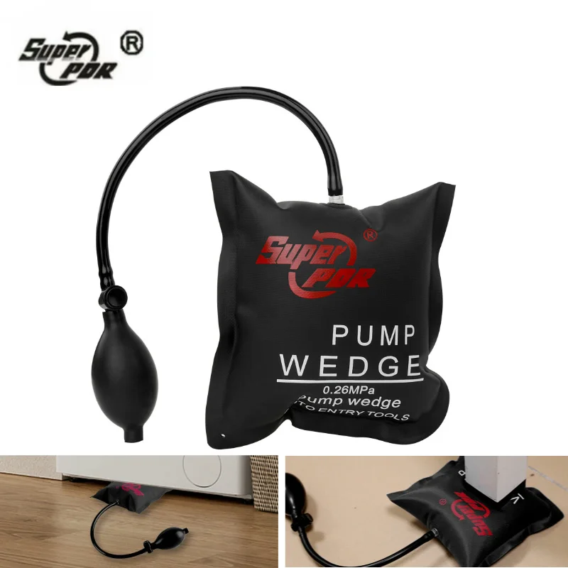 مضخة هواء حقيبة مضخة إسفين وسادة دخول وسادة هوائية قابلة للنفخ لباب السيارة ويندوز أدوات شيم مفتوحة مضخة هواء عالمية إسفين أداة اليد #1