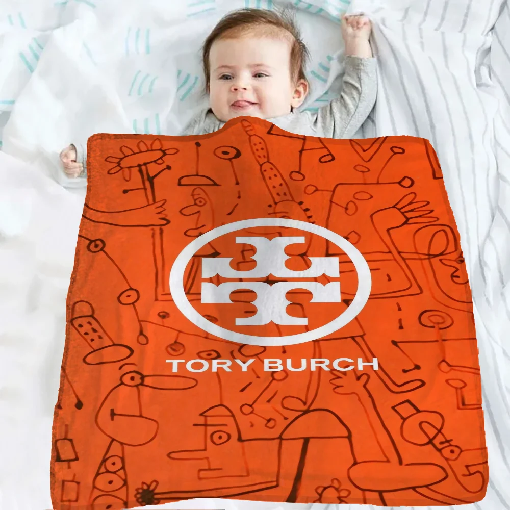 T-tory Small Blanket Cover Brand Baby Blankets Kids Blanket Knee Blanket Blankets Winter Blanket B-burch Sml Downy Bed Throw