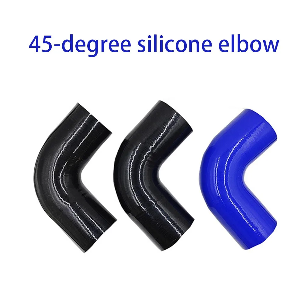 

Silicone Intercooler Hose, ID 16-76mm, 45 Degree Elbow, Reduce Hose, Blue Tubing Connector, Turbo Intake Pipe Coupler