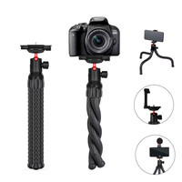 FANGTUOSI Flexible Octopus Tripod For Phone DSLR Camera Vlog Portable 2 in 1 Design Selfie Stick Tripod With Phone Holder