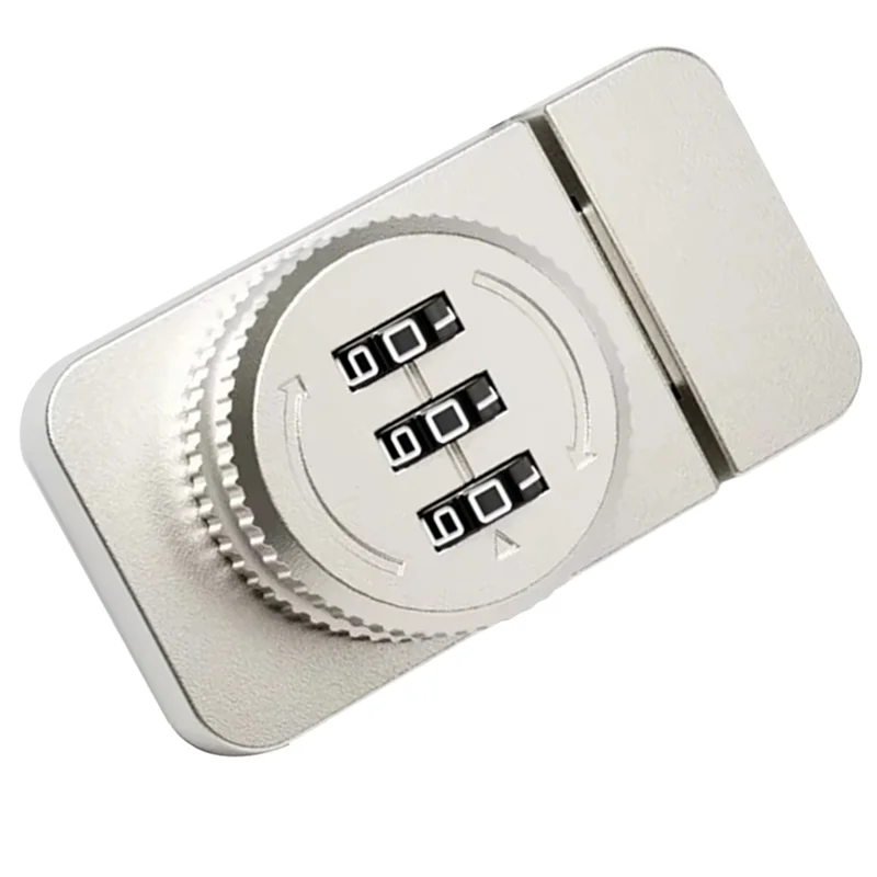 

AB41-Keyless Combination Lock No Punching Password Display Case Lock Buckle Locker Hardware Glass Cabinet Door Lock