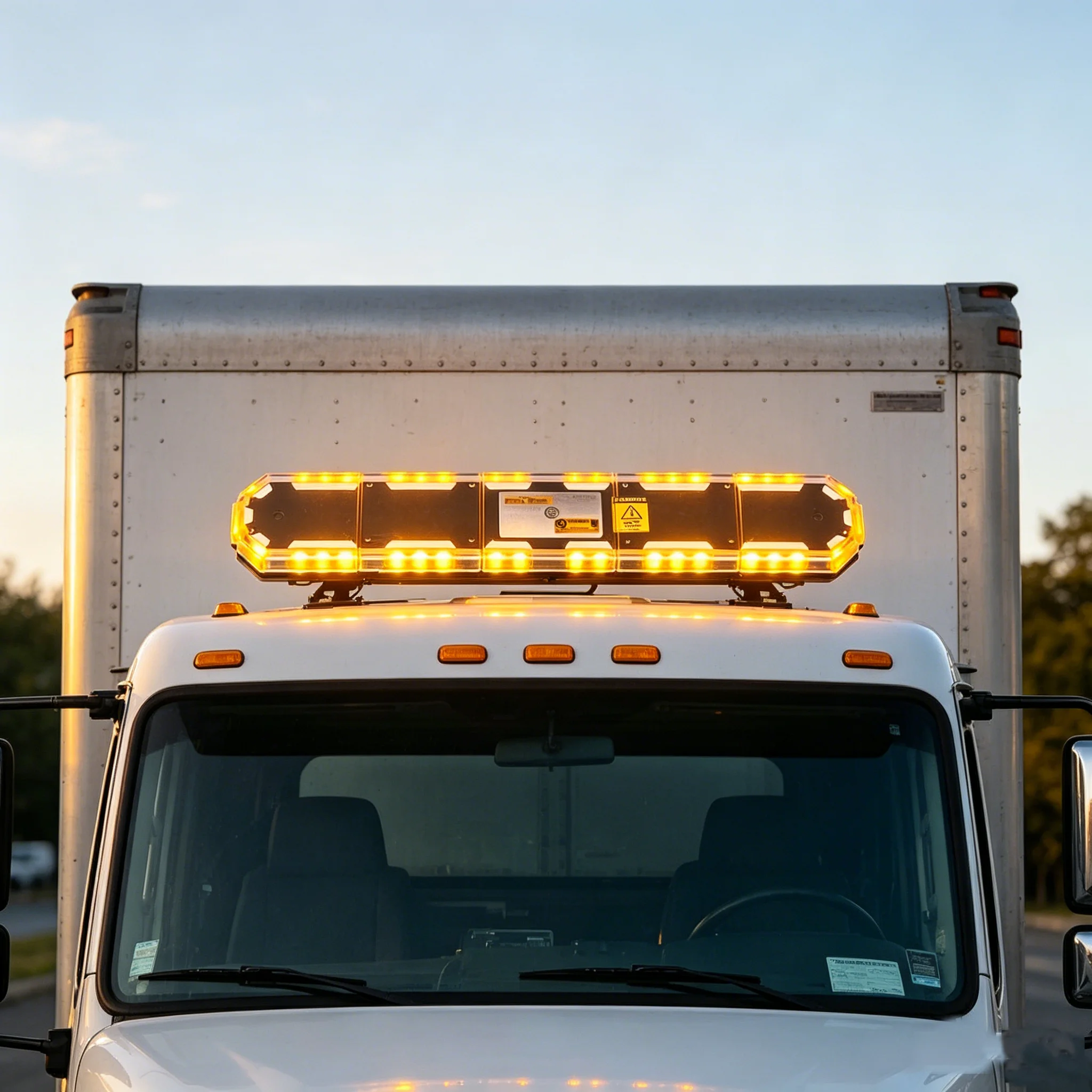 RC 1/14 LED Rot/Blau/Gelb Warnleuchten Baufahrzeug-Dachleuchte für Tamiya Muldenkipper für SCANIA VOLVO Tripper Truck DIY-Teile – Detail 1