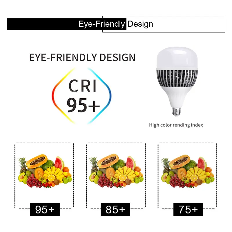 Lâmpada LED de Alta Potência, Lâmpada Spotlight, E27, 160W, 140W, 120W, 100W, 80W, 60W, 50W, 40W, CA, 220V, 230, 240V