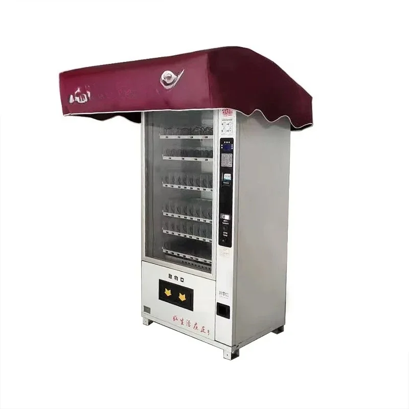 Outdoor sunshade canopy stainless steel canopy vending machine