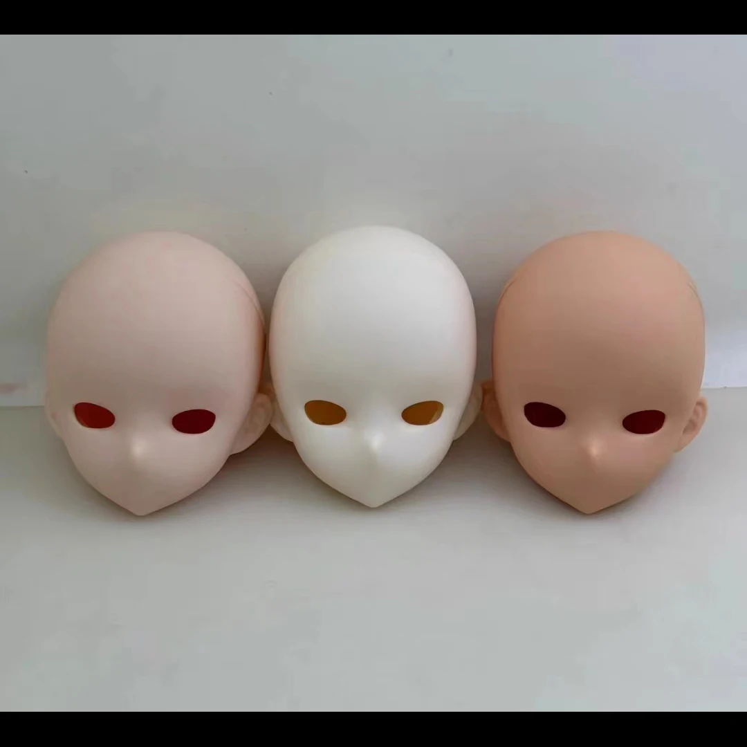 New 1/4 Doll Head Vinyl Material Cute Anime Doll Girl/Men DIY Doll accessories For Gifts