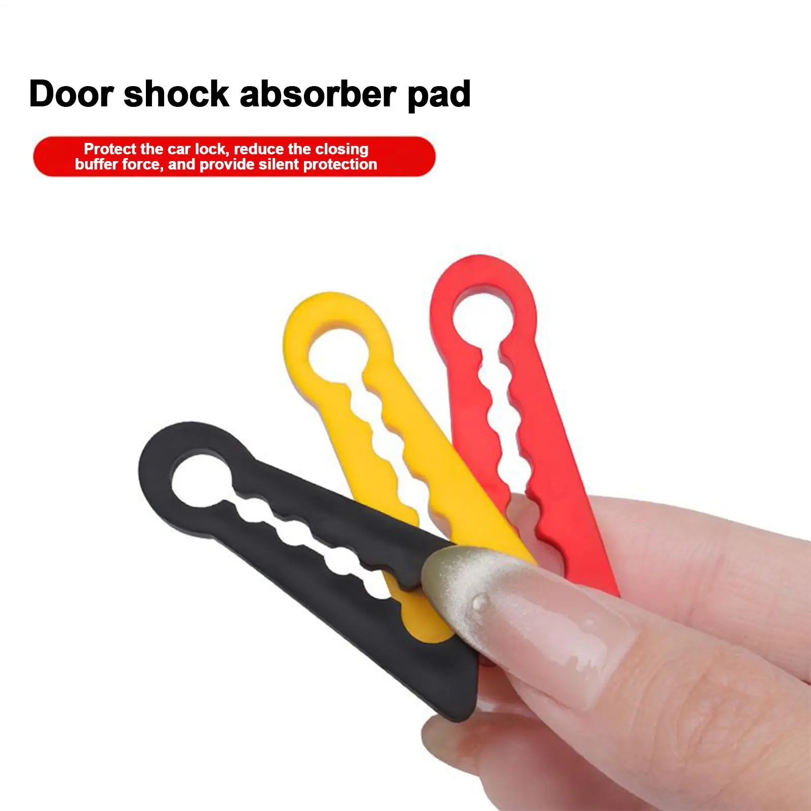 

4pcs Car Door Shock Absorber Car Silicone Bumper Cushion Automotive Door Damping Pads For Interior Truck Sedan SUV RV Vehicle