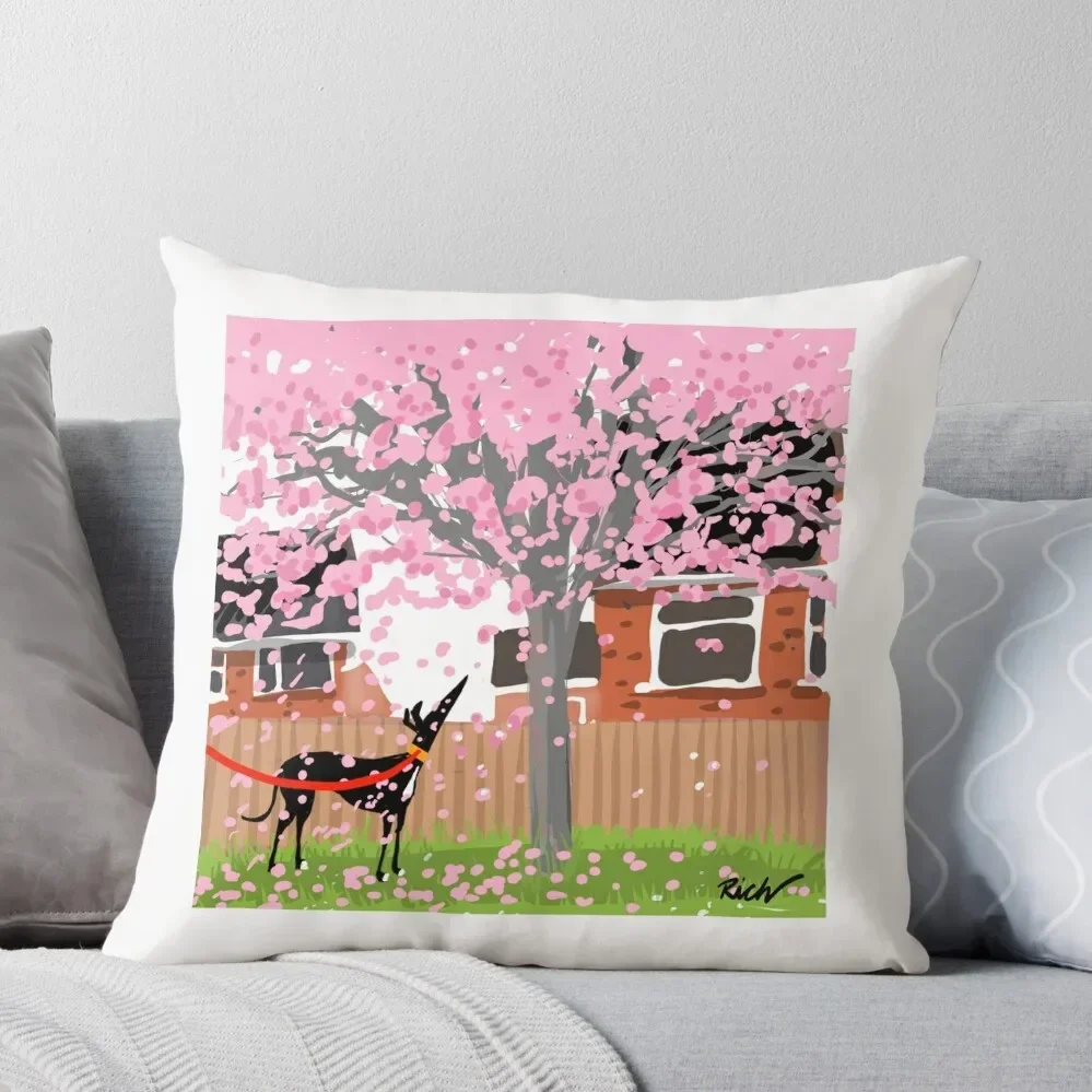 Blossom Hound Throw Pillow Pillow Case Christmas Custom Cushion Photo Pillow