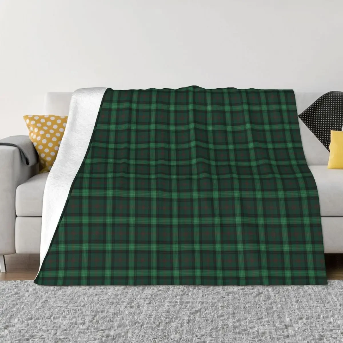 Clan Ross Hunting Tartan Throw Blanket Luxury St blankets ands manga Shaggy Blankets