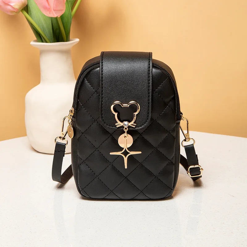 

Women's Cute Quilted Chain Trendy Fashion Small Bag Phone Bag for Summer