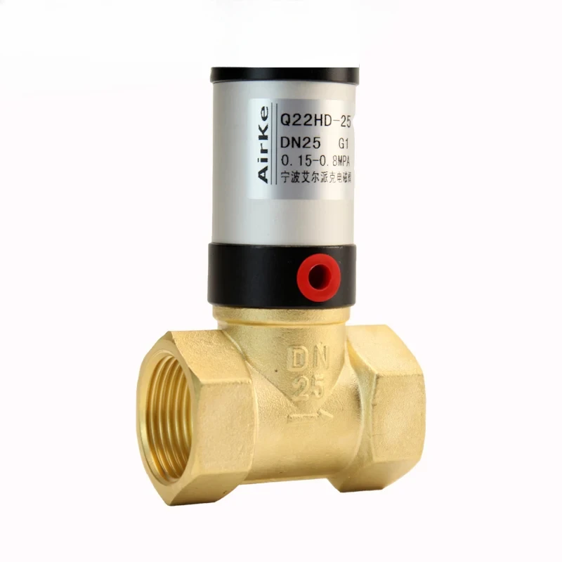 Q22HD-15 Pneumatic Control Water Pipe Pneumatic Angle Seat Valve