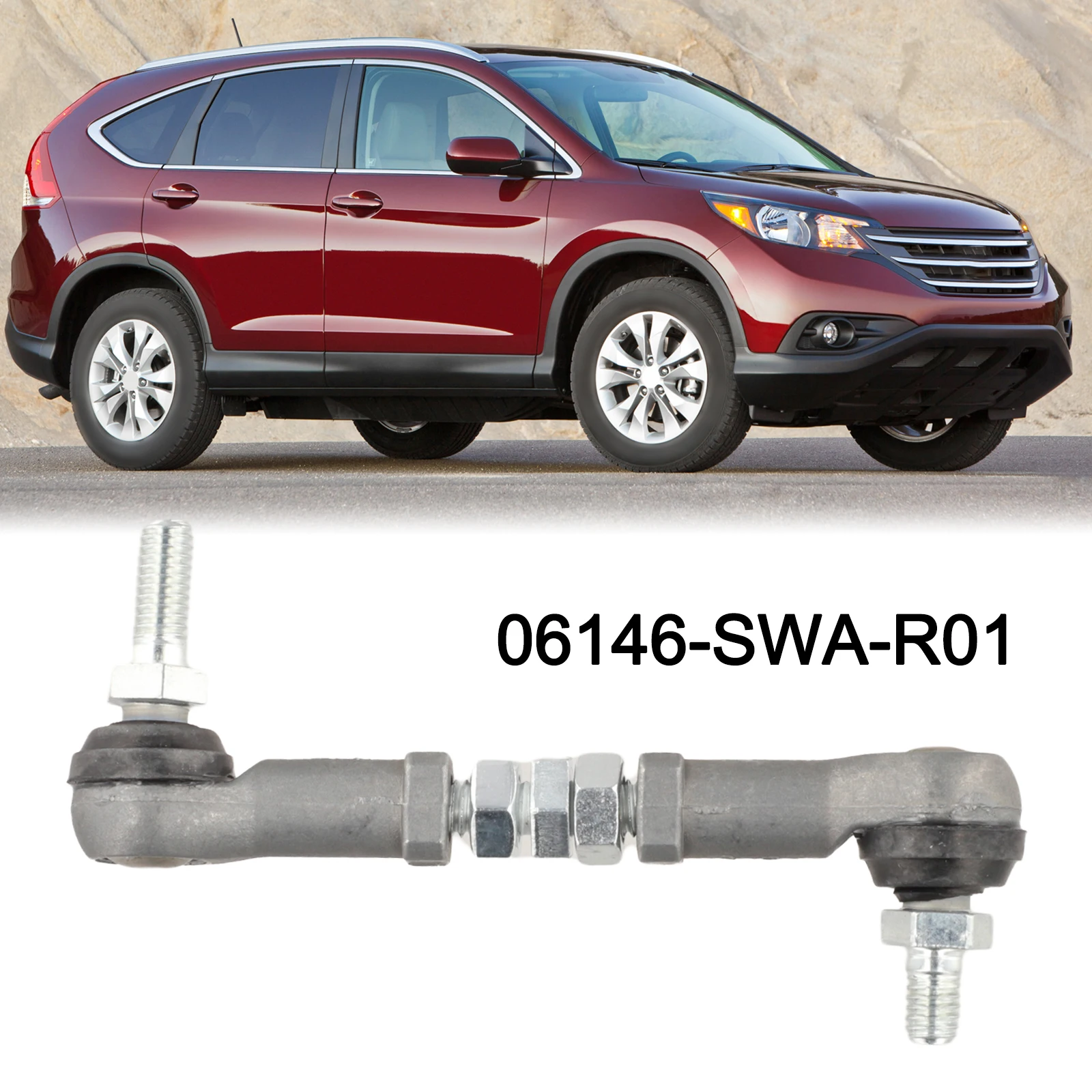 Adjustable Headlight Sensor Leveller Rod 06136-SWA-R01 Metal Silver Replacement Part For For Honda For For CRV 2007 2008 2009 20