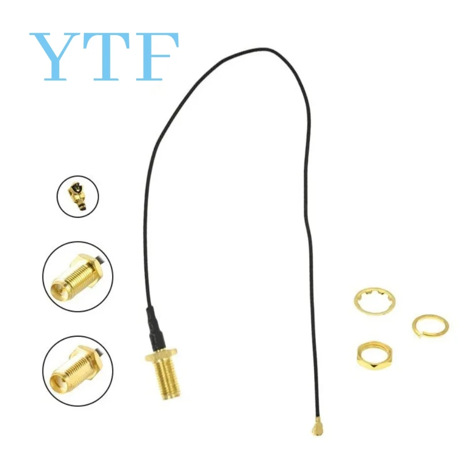 IPEX To SMA, SMA Connector Cable Female To UFL/ u.FL/ IPX/IPEX,RF Coax Adapter Assembly Pigtail 20CM Cable