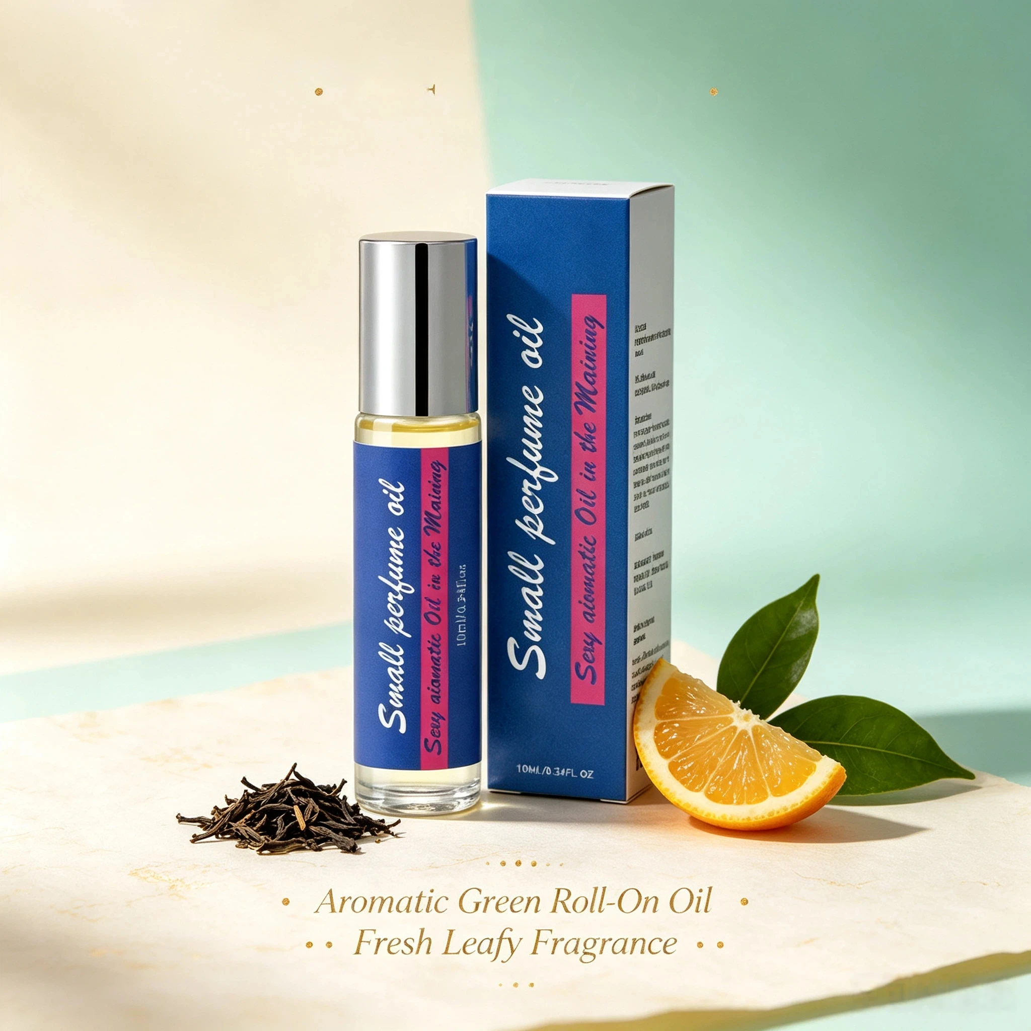 10ml Tea Citrus Pheromone Oil - Freesia Jasmine Subtle Perfume Oil, Original Eau de Toilette, Long‑lasting Fragrance Oil Dating