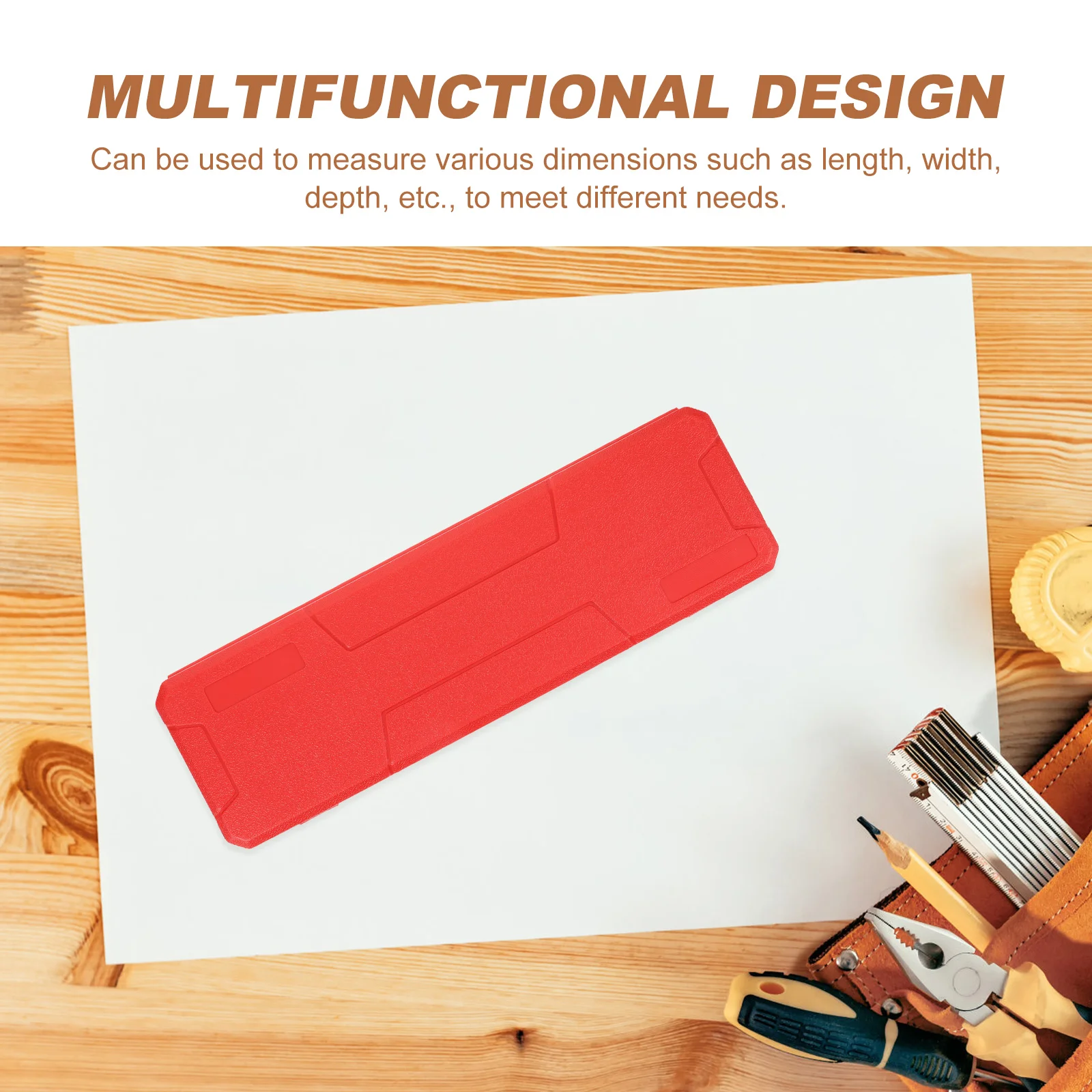 Vernier Caliper Box Tool Boxes Small Organizer Electronics Kit Ruler Holder Container Plastic Storage