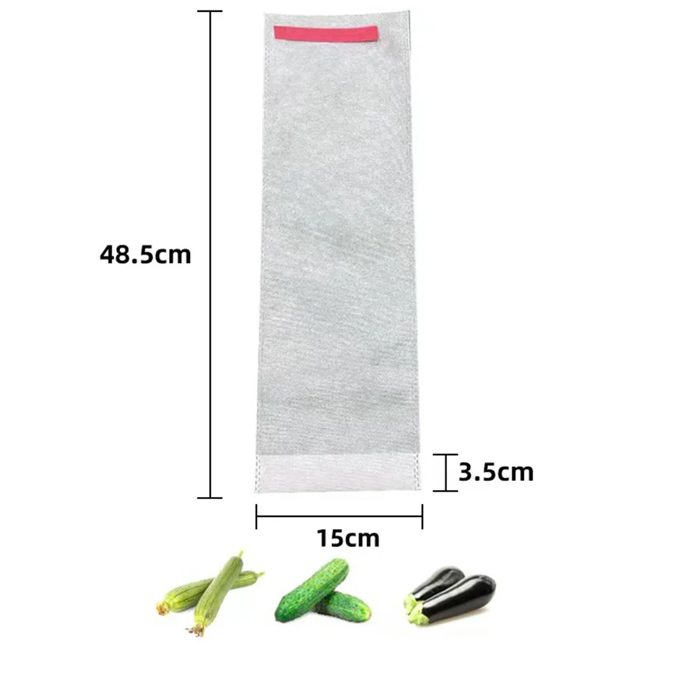 100Pcs Fabric Planting Pocket Fruit Protection Bags Garden Greenhouse Supplies Anti-bird Insect Barrier Pouch Planting Grow Bag