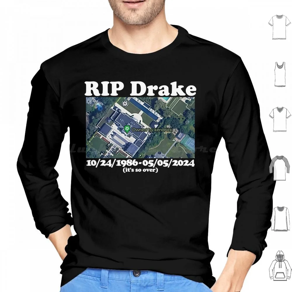 Rip Drake Kendrick Lamar Hoodie Baumwolle Langarm Kendrick Lamar Rapper Kendrick Lamar verdammt, um eine Herr Moral und die großen zu pimpen