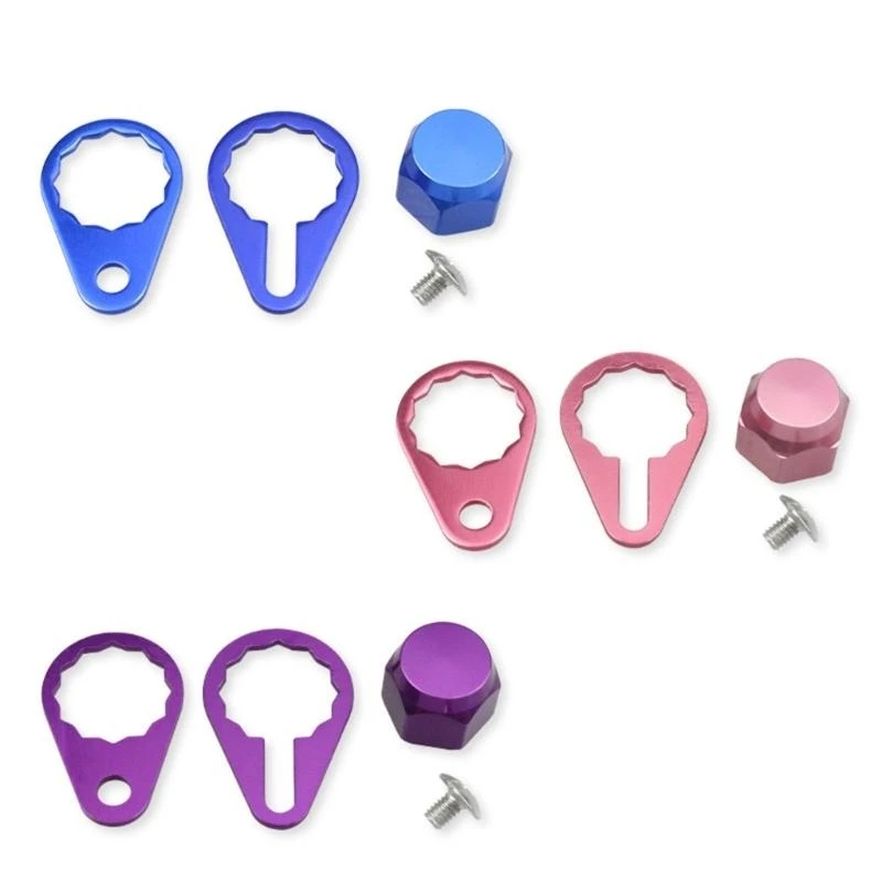 R6FE Pegangan Kanan Piring Pengunci Sekrup Nut Penutup Aksesori Memancing Berlaku