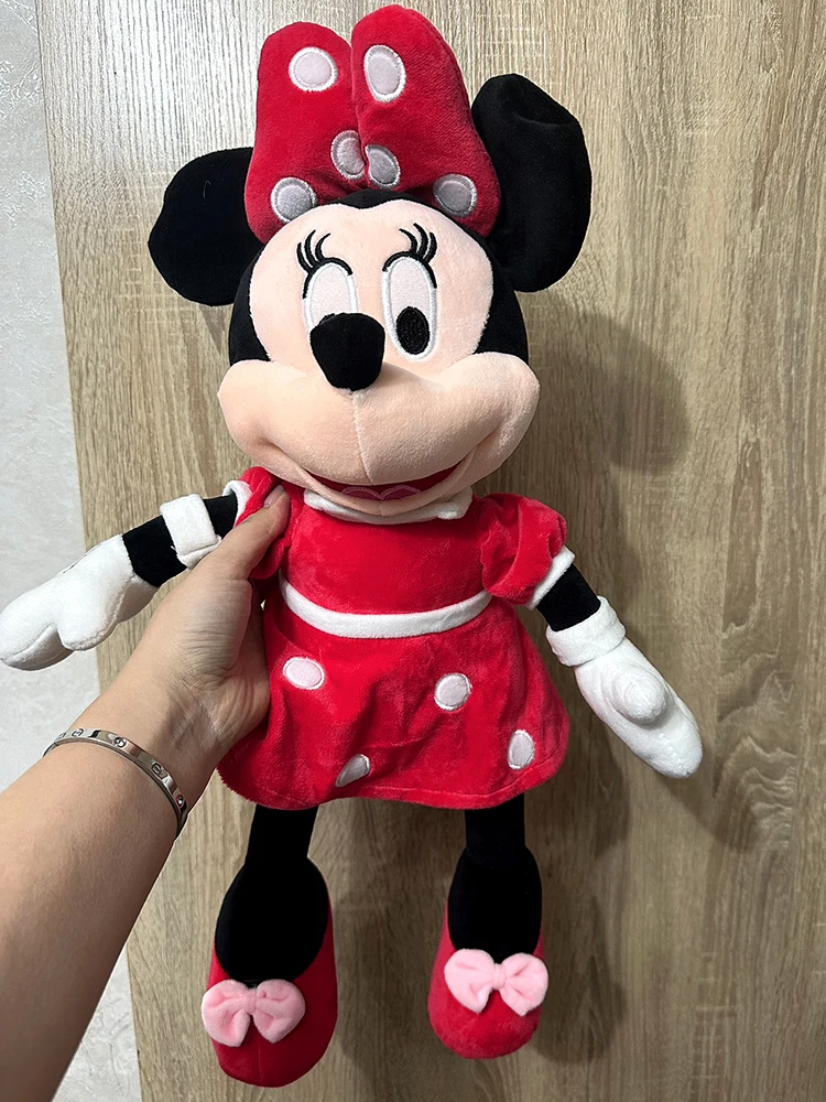 Disney Cartoon Mickey Minnie Plüsch Puppe Anime Baumwolle Gefüllt Super Weiche Kristall Samt Gefüllte Plüsch Spielzeug Mädchen Weihnachten Geschenk