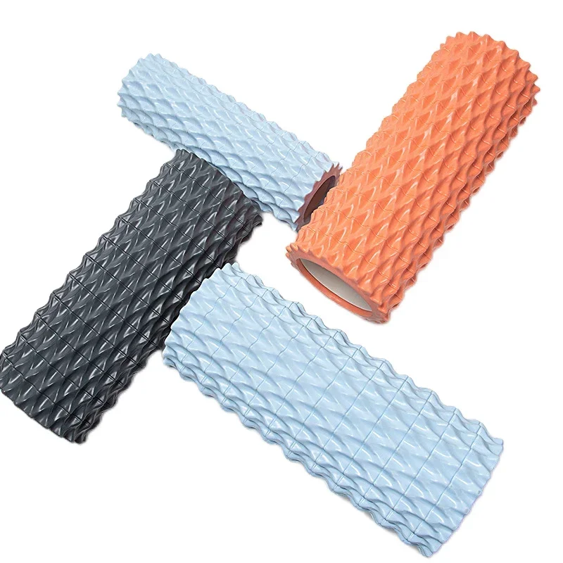 EVA Fitness Hollow Yoga Column Gym Foam Therapy Roller Exercise Massage Stick For Physical Therapy And Muscle Medium Density