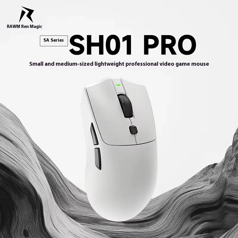 

RAWN SA-SH01PRO Игровая мышь для киберспорта, беспроводная компьютерная мышь 3950, маленькая ручная горячая замена, светильник, подарок