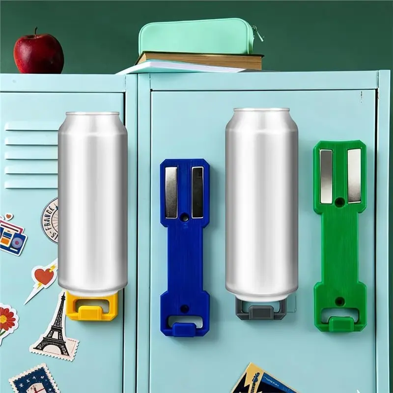 ABLQ 2-Pack Magnetic Aerosol Can Holder, Double-Sided Magnet, Sprayer Can Organizer For Garage, Toolbox Green