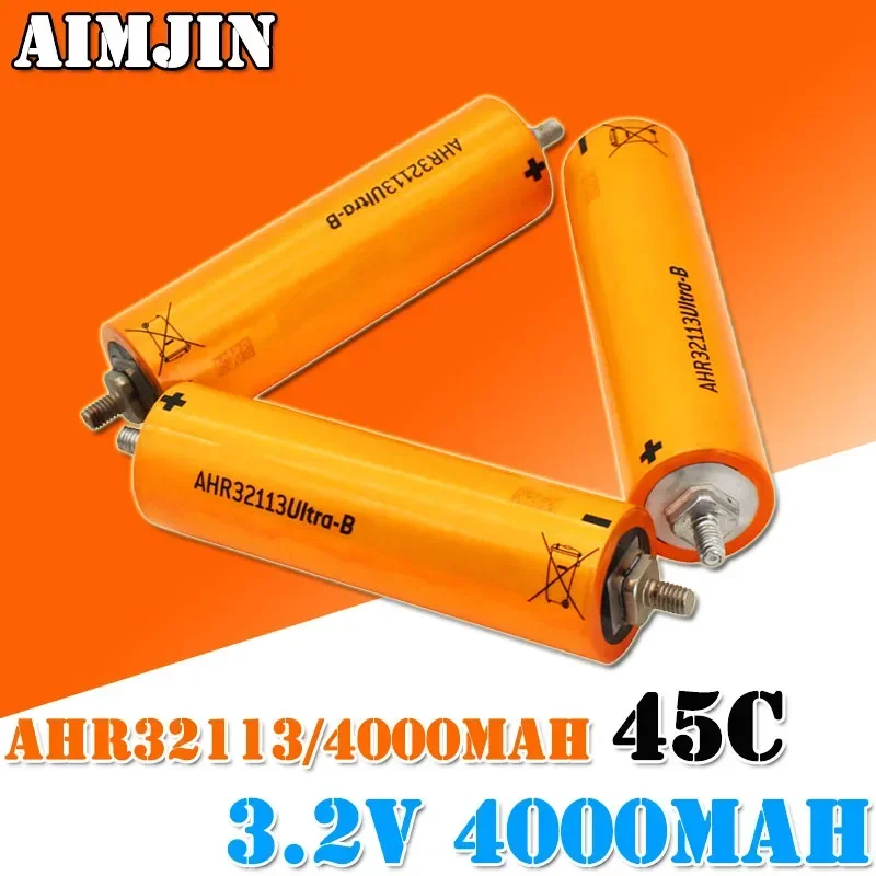 Rechargeable Lithium Iron Phosphate 3.2V 4000mAh Battery Brand New Suitable For A123 Ahr32113-B LiFePO4 45C