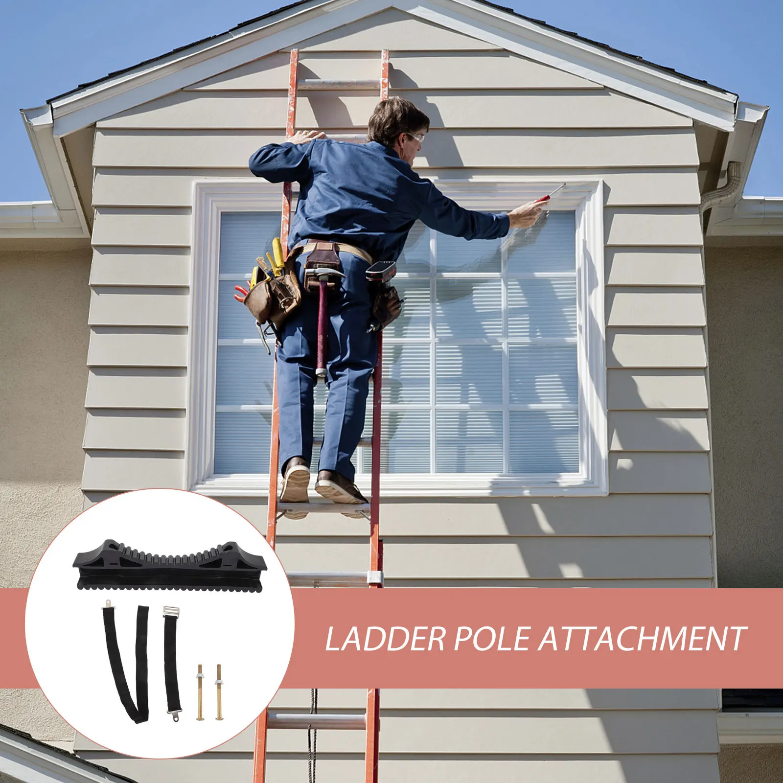 1 مجموعة 1 مجموعة المضادة للانزلاق حصيرة عدم الانزلاق تحديد حامي ل تمديد سلم المنزل سلم لوازم استقرار عدة بناء أداة #4