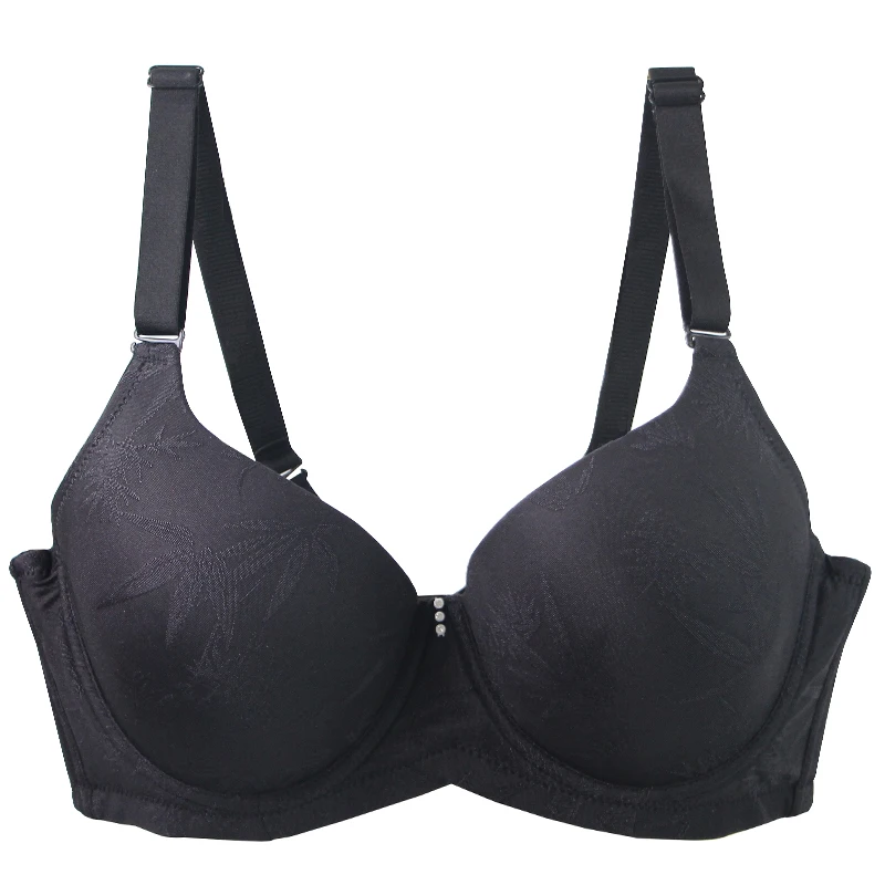 DaiNaFang  Bras For Women Push Up Breathable Adjustable Bow Control Underarm Fat CDE Full Cup Underwear Plus Size Lingerie