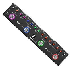 LEKATO Multi Effects Guitar Pedal with 36 Presets Editable 4 Modules Amp Chorus Delay Reverb IR CAB Tuner BT Music Recording